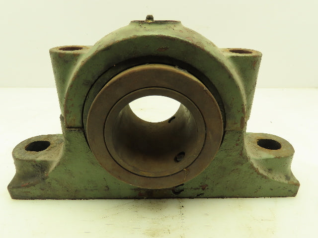 609 Split Pillow Block Cast Iron Housing 2-Bolt Base w/2.93"Bearing NO BOLTS
