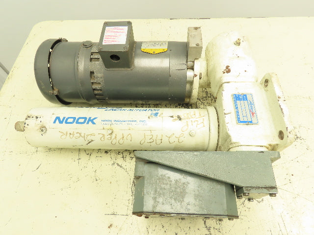 Nook Actionjac Worm Gear Screw Jack Linear Actuator Gemco Limit Baldor 230/460V