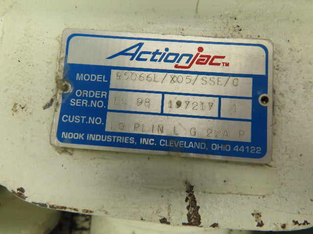 Nook Actionjac Worm Gear Screw Jack Linear Actuator Gemco Limit Baldor 230/460V