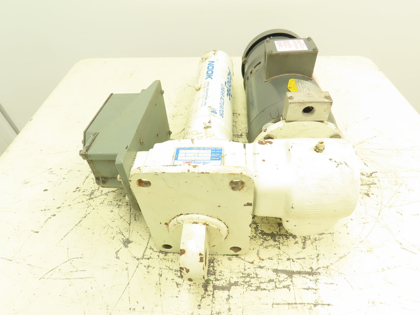 Nook Actionjac Worm Gear Screw Jack Linear Actuator Gemco Limit Baldor 230/460V