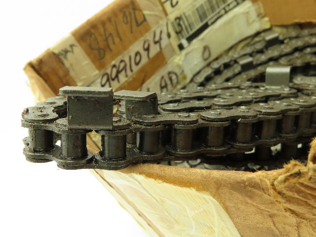 Tsubaki RS40 UST Single Row Side Tab Attachment Roller Chain 1/2" Pitch 20'