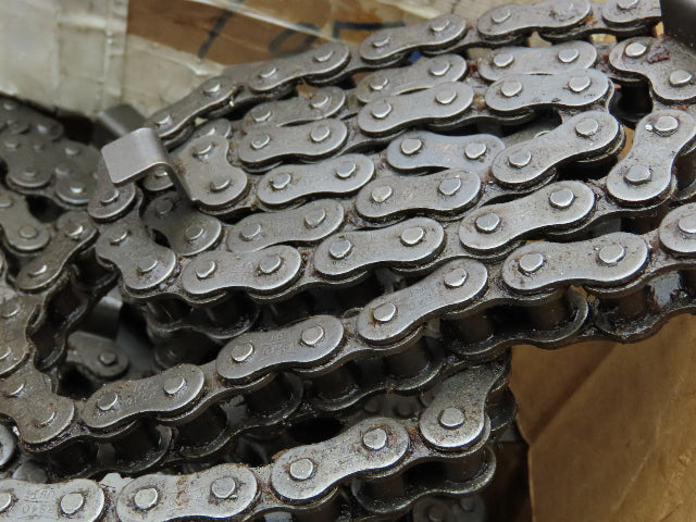 Tsubaki RS40 UST Single Row Side Tab Attachment Roller Chain 1/2" Pitch 20'