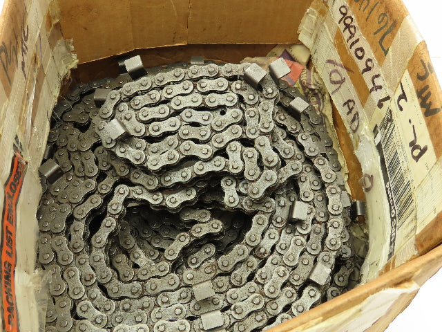 Tsubaki RS40 UST Single Row Side Tab Attachment Roller Chain 1/2" Pitch 20'