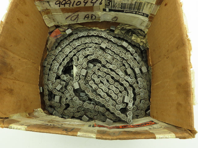 Tsubaki RS40 UST Single Row Side Tab Attachment Roller Chain 1/2" Pitch 20'