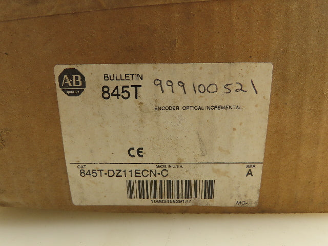 Allen Bradley 845T-DZ11ECN-C Optical Incremental Rotary Encoder 1000 PPR
