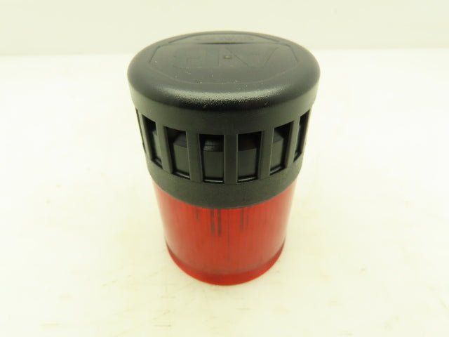 Allen Bradley 855T-B12YC4 Red LED Stack Light Tower 12V Top Piece Steady Sound