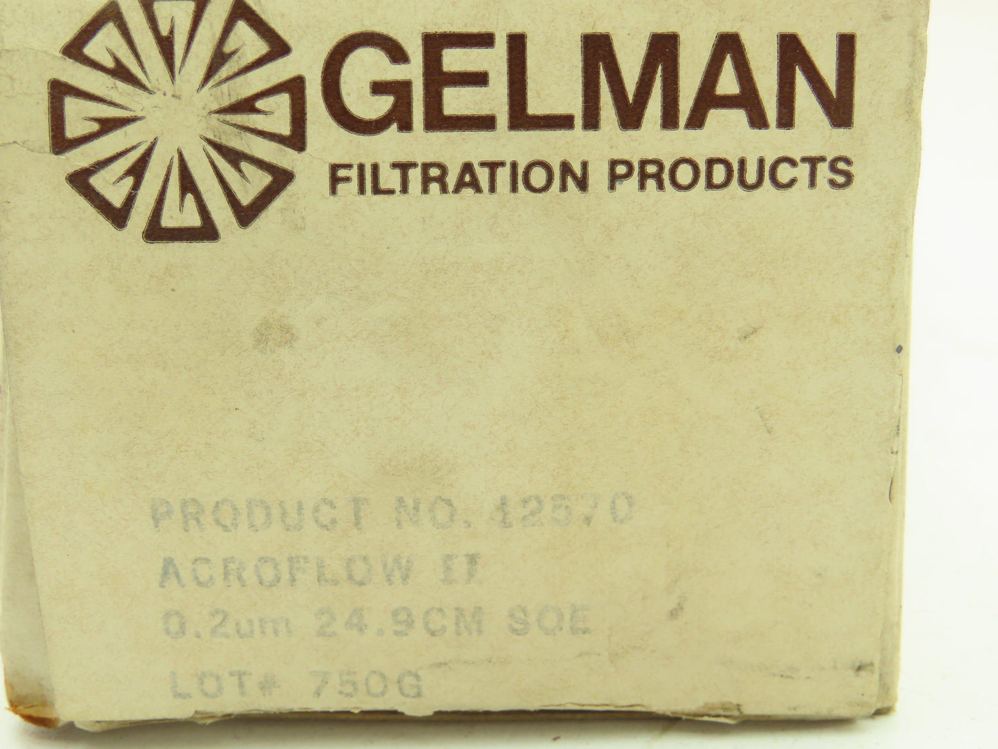 Gelman 12570 Acroflow II Filter Cartridge 0.2 um 10" LOT OF 2