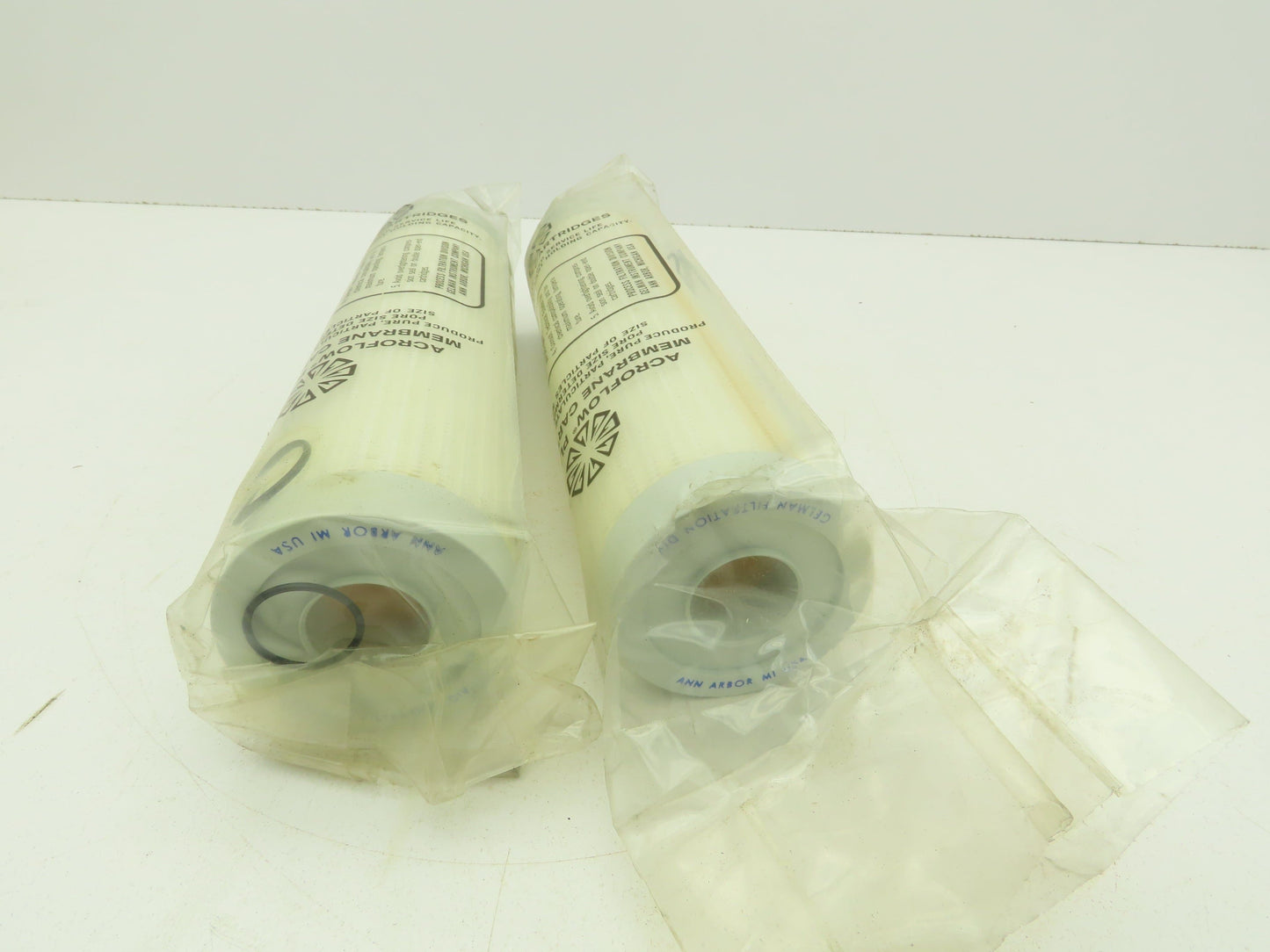 Gelman 12570 Acroflow II Filter Cartridge 0.2 um 10" LOT OF 2