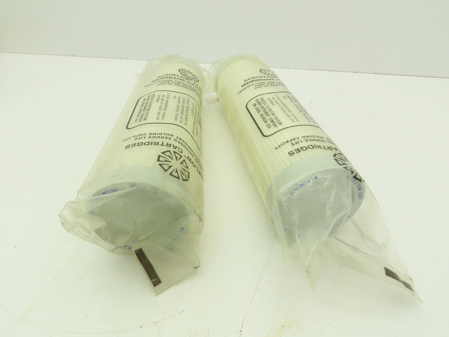 Gelman 12570 Acroflow II Filter Cartridge 0.2 um 10" LOT OF 2