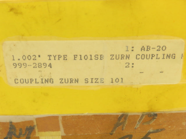 Zurn Amerigear F101-SB Gear Coupling Sleeve & Hub Set 1" Bore 2 Halves