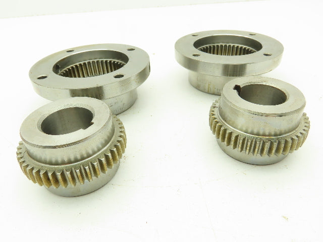 Zurn Amerigear F101-SB Gear Coupling Sleeve & Hub Set 1" Bore 2 Halves