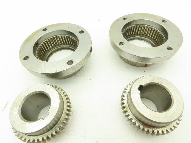 Zurn Amerigear F101-SB Gear Coupling Sleeve & Hub Set 1" Bore 2 Halves