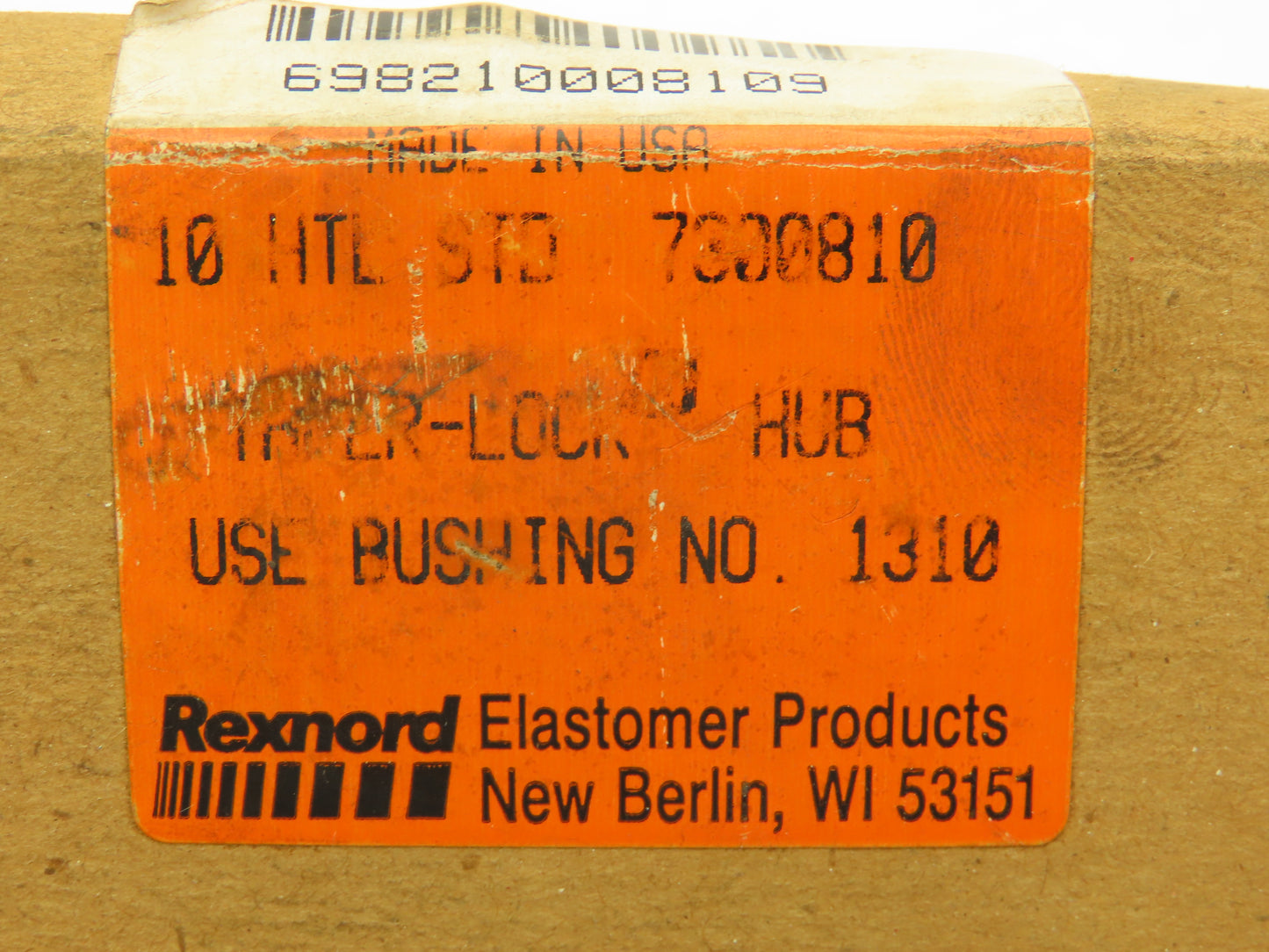 Rexnord 10HTLSTD Taper-Lock Coupling Hub 1310 Bushed 7300810