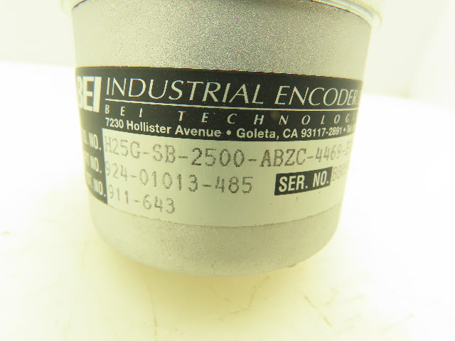 BEI 924-01013-485 Encoder Tachometer 2500 PPR