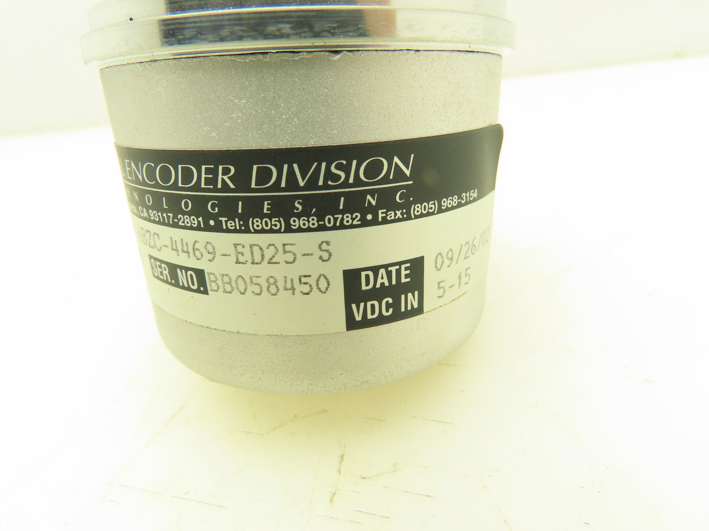 BEI 924-01013-485 Encoder Tachometer 2500 PPR