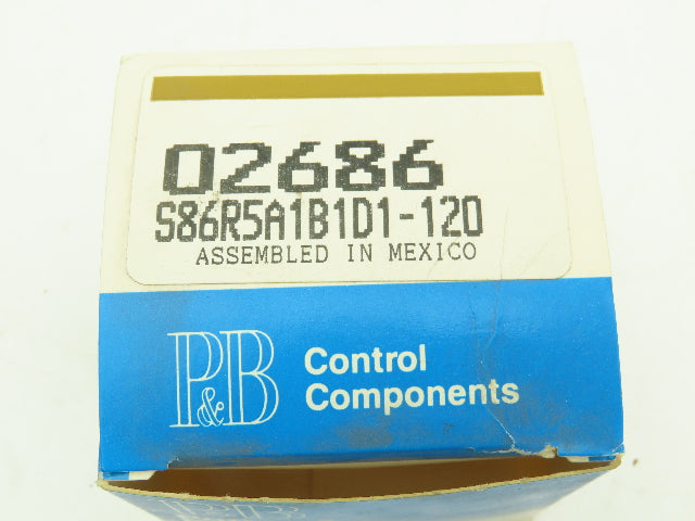 Potter & Brumfield S86R5A1B1D1-120 Power Relay 120V 20A SPDT Contact 800 Ohm