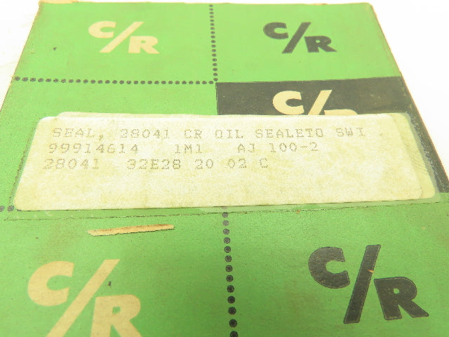CR 28041 Oil Seal 2-13/16" Shaft Dia; 3-3/4" Housing Bore; 1/2" Width, Lot of 5