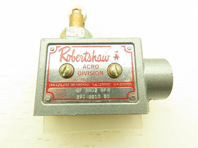 Robertshaw SF-BRD2-8PR Limit Switch Acro 15A 120/240/480 VAC Lot of 2