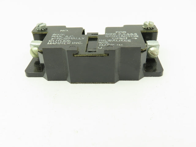 Cutler Hammer 10933 Contactor Starter Interlock Sz 2, 3, 4, 5 LOT OF 3