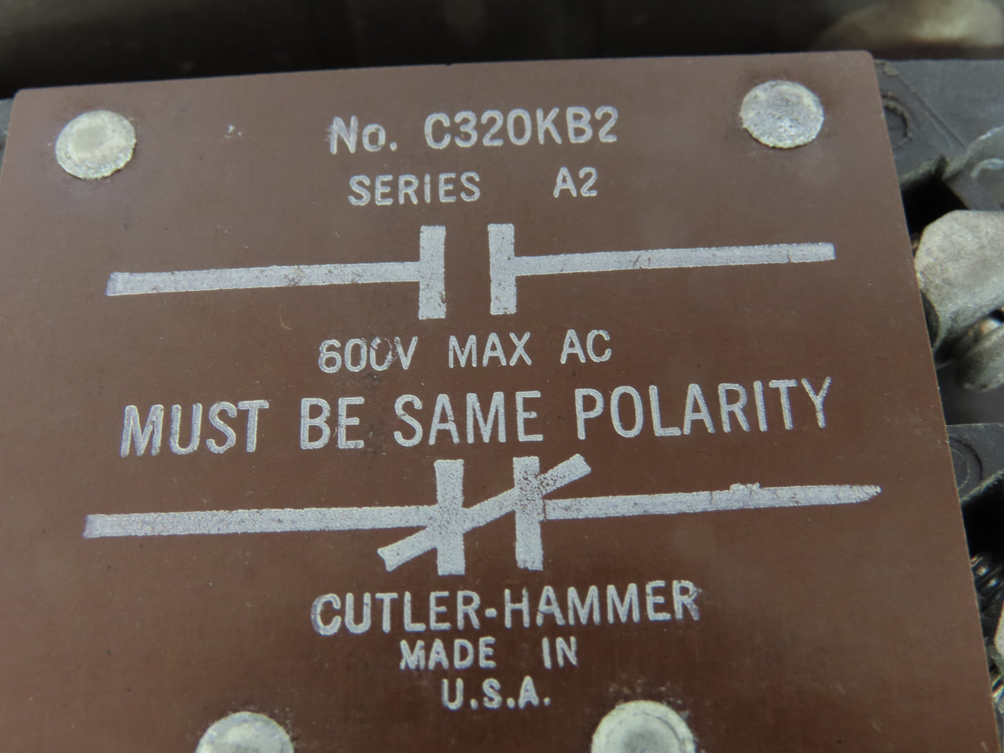 Cutler Hammer C50DN3 NEMA Size 2 Reversing Contactor 45A 120V Coils Ser B1