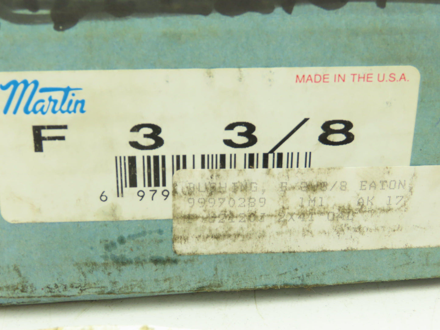 Martin F 3-3/8 Quick Disconnect Bushing 3.375"ID Bore 6.625"OD Flange 7/8"Keyway