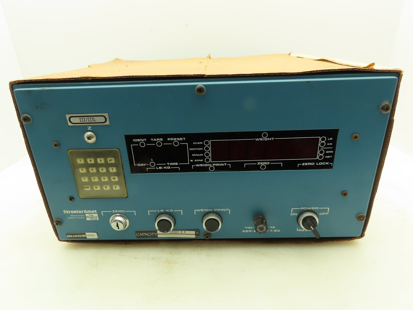 StreeterAmet 4500 Measurement System Weigh Scale Controller Module Readout