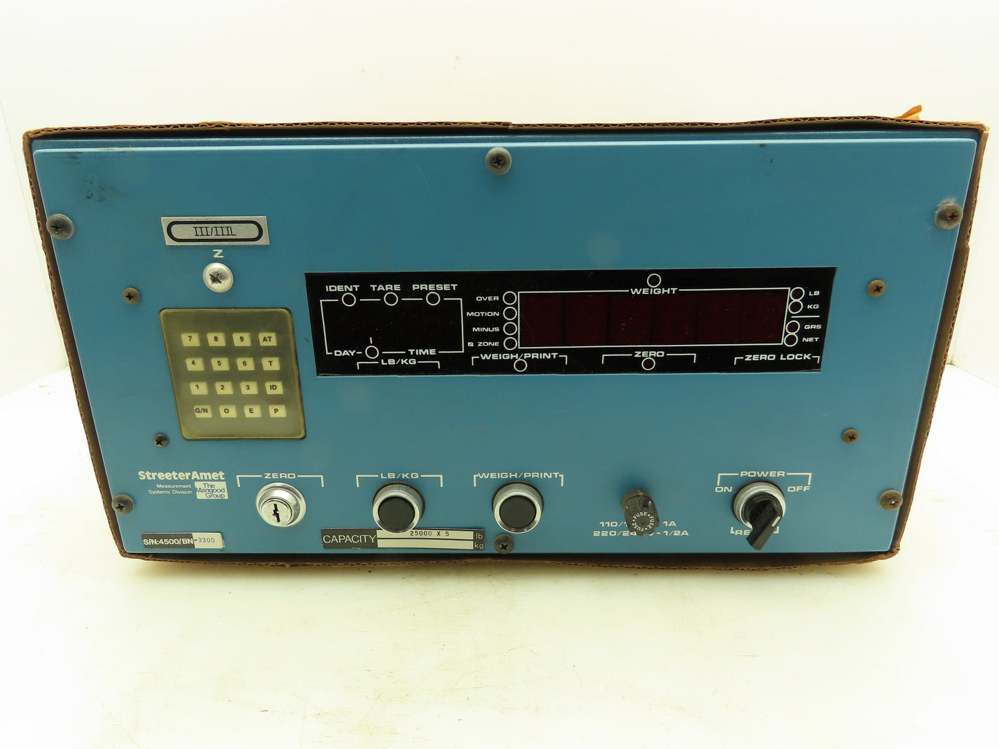 StreeterAmet 4500 Measurement System Weigh Scale Controller Module Readout