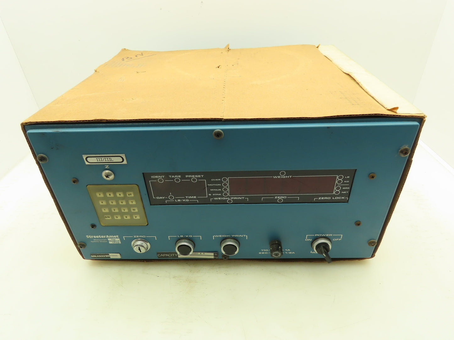 StreeterAmet 4500 Measurement System Weigh Scale Controller Module Readout