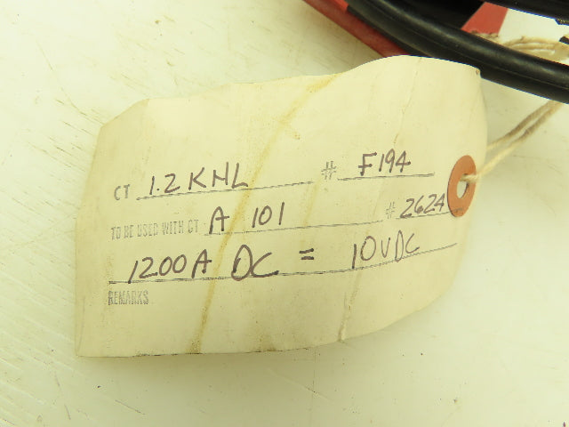 Ohio Semitronics CT1.2KHL Current Transducer 1200 A Power Metering DC