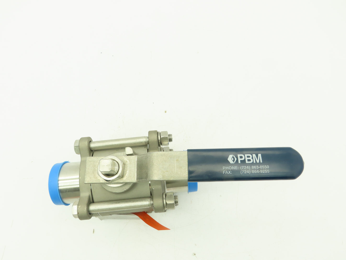 PBM SPH-H5B-A-A038 Stainless 316 Sanitary 3Pc Ball Valve 2" Butt Weld 720PSI