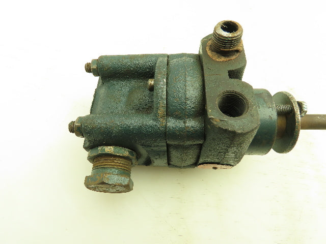 Roper 18AP02 Hydraulic Lubrication Gear Pump 7.2 GPM 300 PSI 3/8" NPT 1/2" Shaft