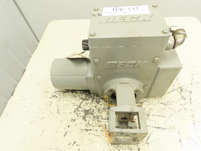 Beck 11-168 Electric Rotary Damper Valve Actuator 120V 1PH 50VA CCW