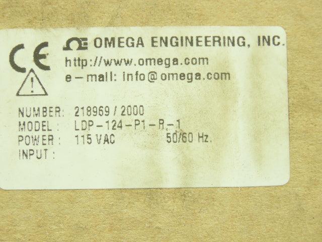 Omega LDP-124-P1-R-1 4 Digit Red Voltage Current Meter Display Panel