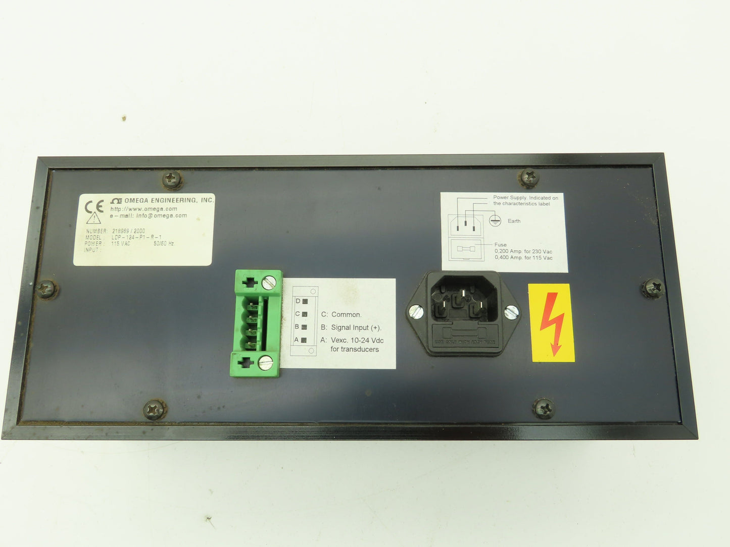 Omega LDP-124-P1-R-1 4 Digit Red Voltage Current Meter Display Panel