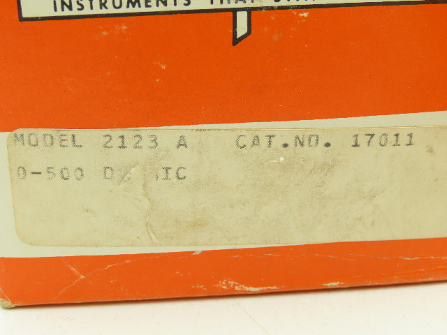 Simpson 2123 A Inotek Panel Meter Gauge 5-0-5DC MA Strip Position Inches