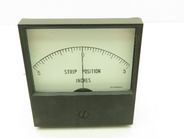 Simpson 2123 A Inotek Panel Meter Gauge 5-0-5DC MA Strip Position Inches