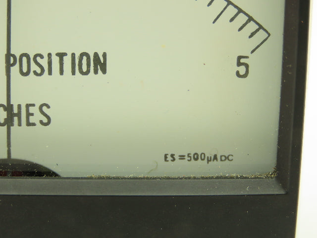 Simpson 2123 A Inotek Panel Meter Gauge 5-0-5DC MA Strip Position Inches