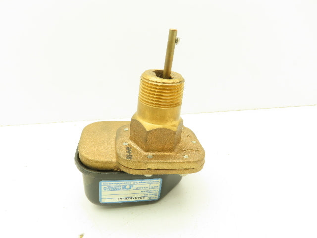 Omega 9848/FSW-41 Fluid Flow Switch 1" NPT Brass 15A SPDT125/250VAC