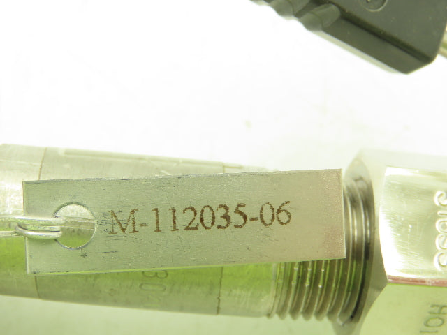 Marlin MFG M-112035-06 Type J Thermocouple Head & 4-1/4"L x 1/2"OD SS Probe Assy