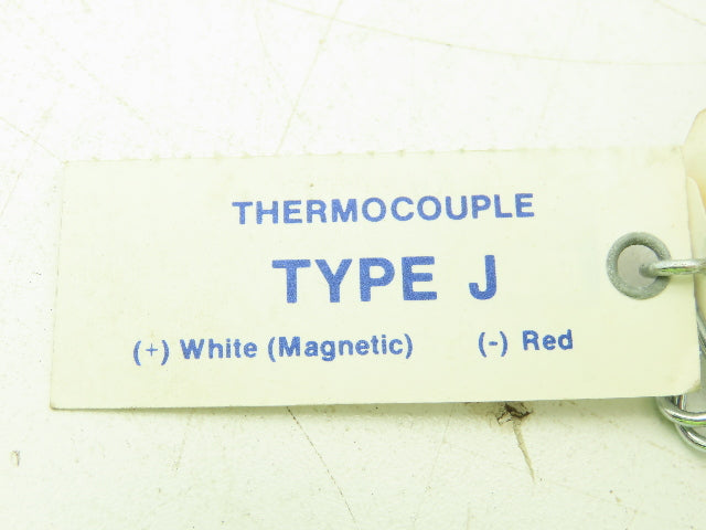 Marlin MFG M-112035-01 Type J Thermocouple Head & 9-1/4"L x 1/2"OD SS Probe Assy