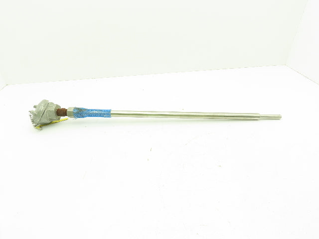 Pyromation K49G-S4D2409-601-31-R Thermocouple Head & 24"L x 1/2"OD SS Probe Assy