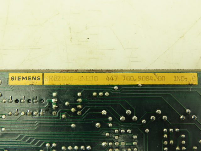 Siemens 6RB2000-0NE00 Circuit Board