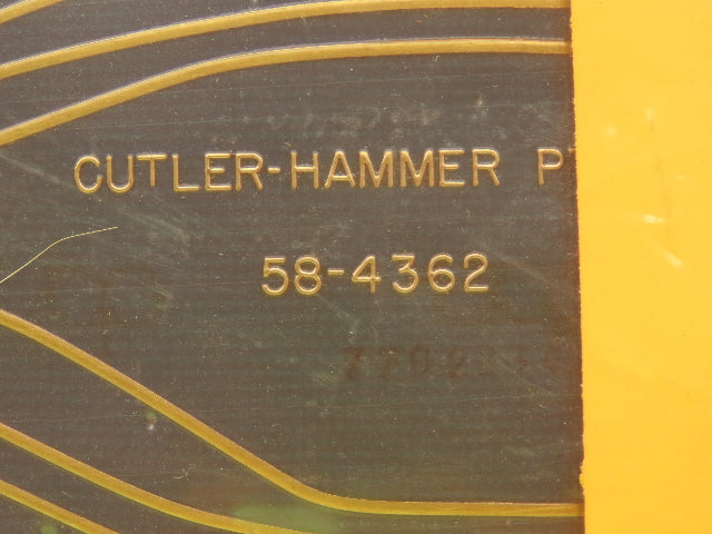 Cutler Hammer 58-4362 PC Adaptor Board Circuit Card PLC