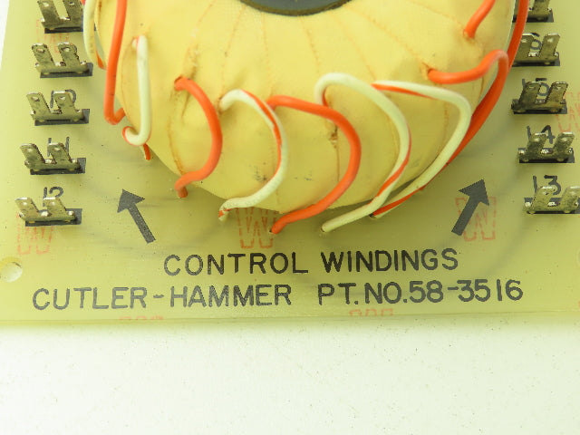 Cutler Hammer 583516 58-3516 Firing Amp Control Windings PC Circuit Board