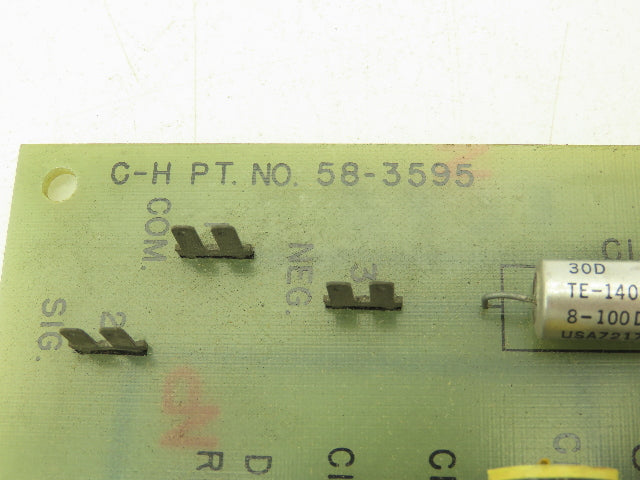 Cutler Hammer 58-3595 Control Board Circuit Panel