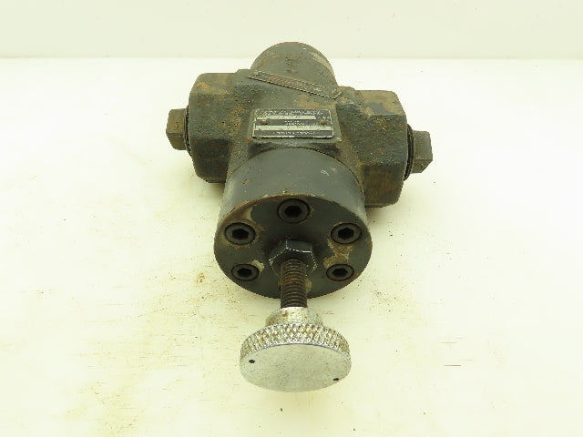 Double A YB-185 Hydraulic Manual Flow Control Valve 1-1/4" NPT