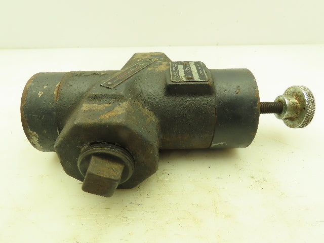 Double A YB-185 Hydraulic Manual Flow Control Valve 1-1/4" NPT