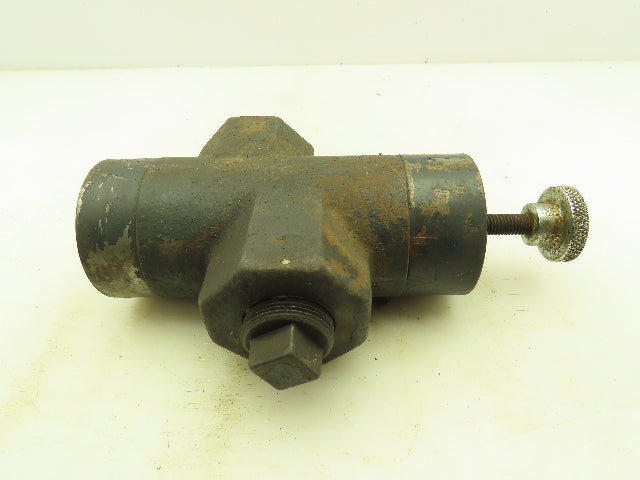 Double A YB-185 Hydraulic Manual Flow Control Valve 1-1/4" NPT