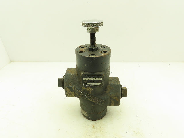 Double A YB-185 Hydraulic Manual Flow Control Valve 1-1/4" NPT