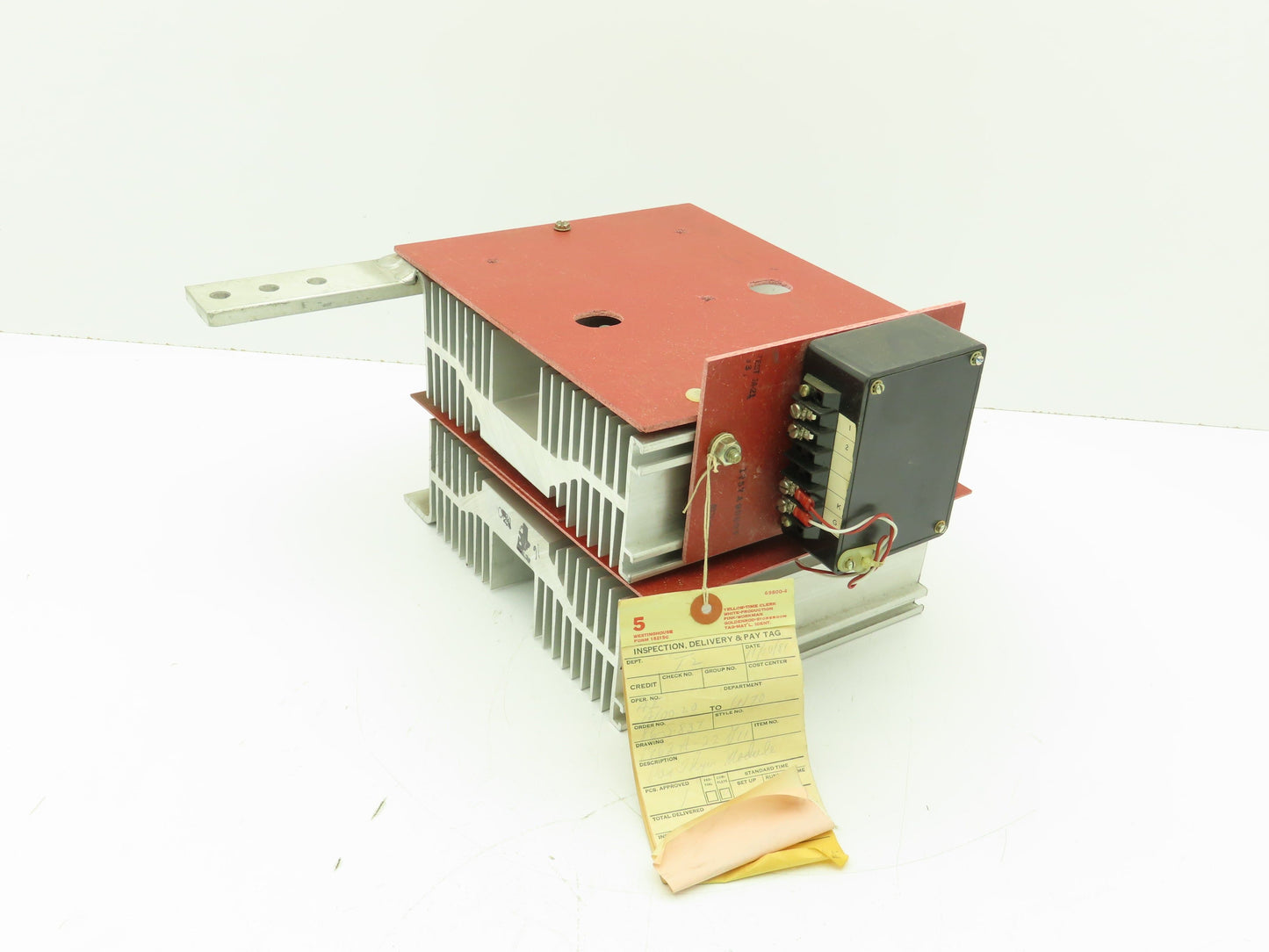 Westinghouse 1926A50H16C Thyristor Module W/ Pulse Transed Transformer Heatsink